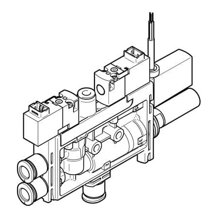 Festo Vacuum Generator OVEL-10-H-15-PQ-VQ6-UA-C-A-V1PNLK-H3 OVEL-10-H-15-PQ-VQ6-UA-C-A-V1PNLK-H3